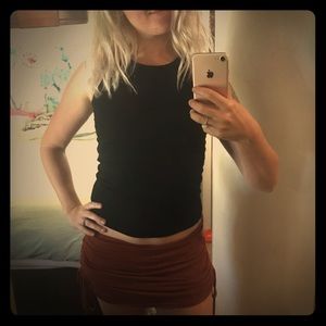 Joah brown black tank